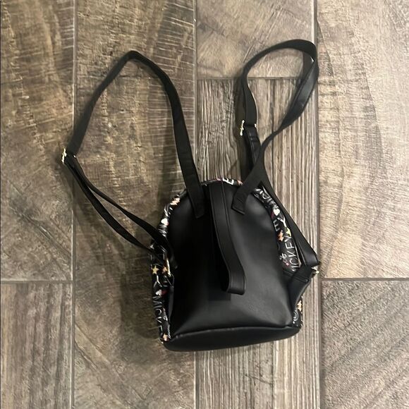 New Disney Black and Red Backpack with Fantasy Print 8x8x6.5 handle - Picture 3 of 7